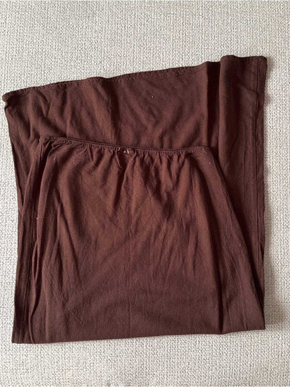 Wild Fable brown linen maxi skirt